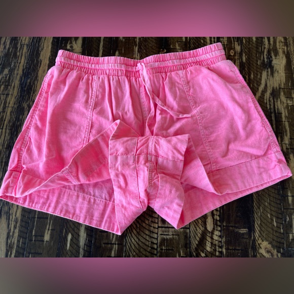 UNIVERSAL THREADS ❤️ Hot Pink Linen Boat Shorts - XSMALL - Picture 4 of 9